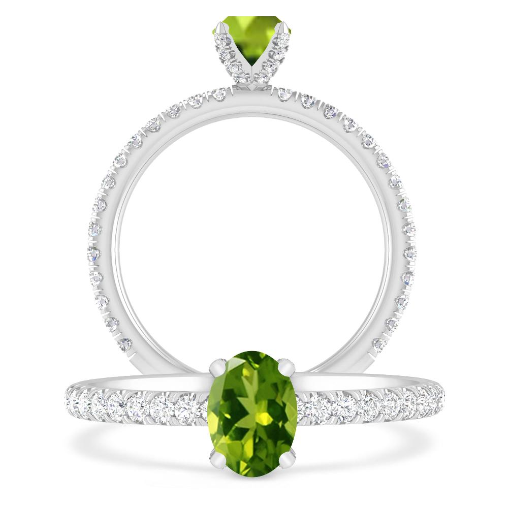 White Gold - Peridot