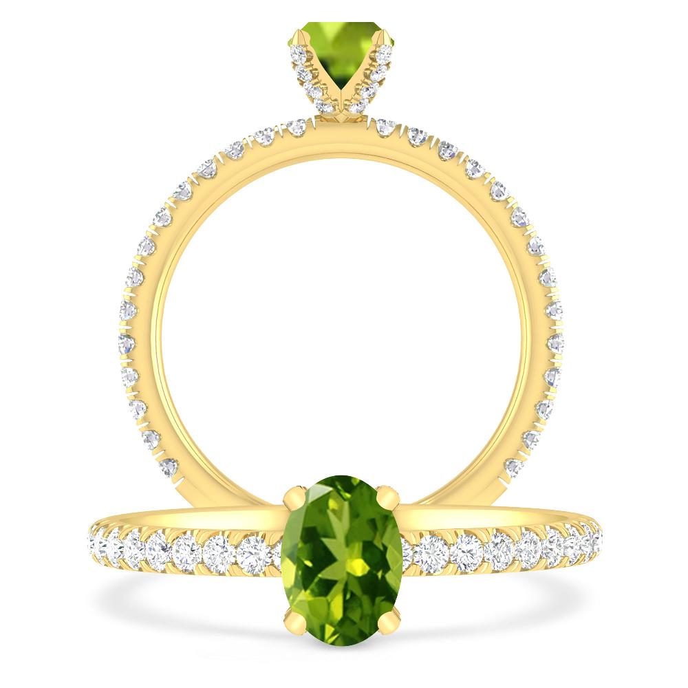 Yellow Gold - Peridot