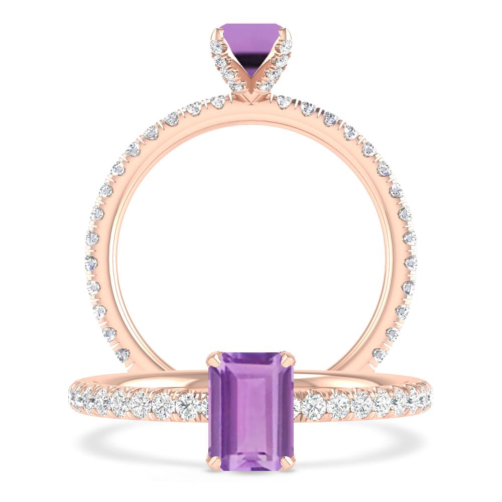 Rose Gold - Amethyst