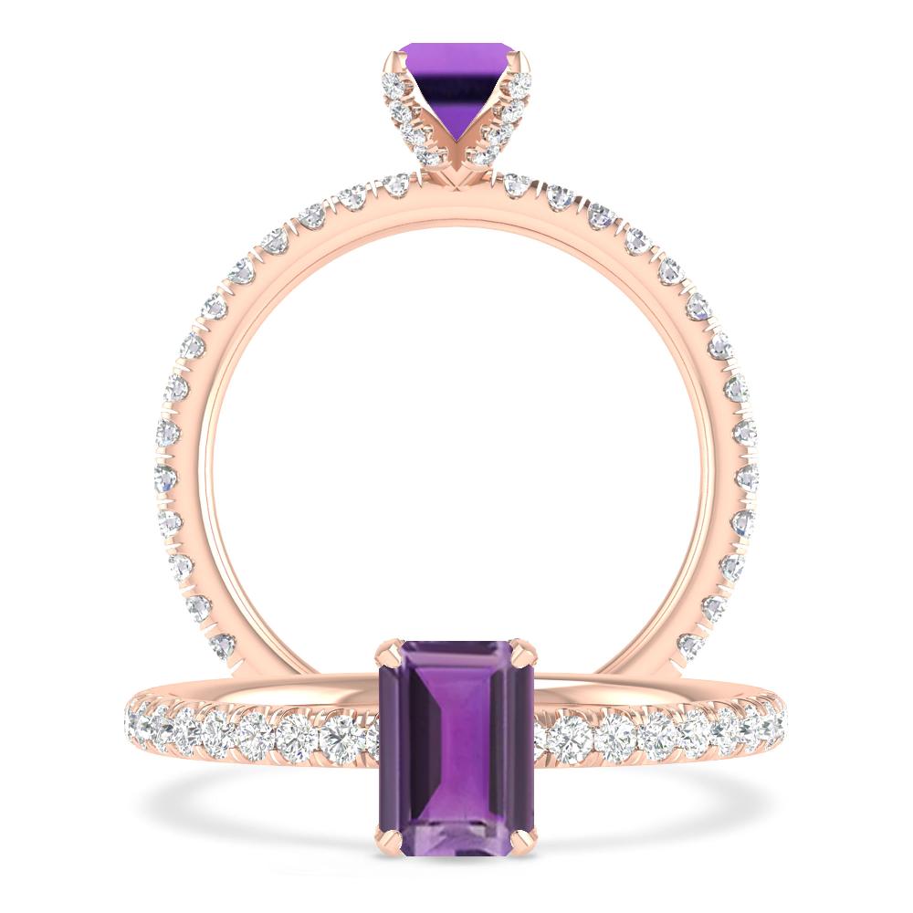 Rose Gold - Amethyst