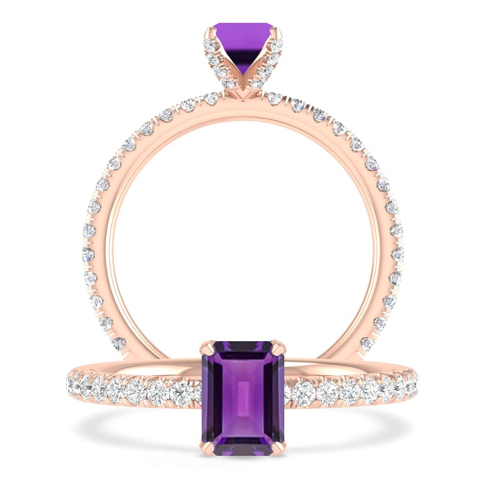 Rose Gold - Amethyst