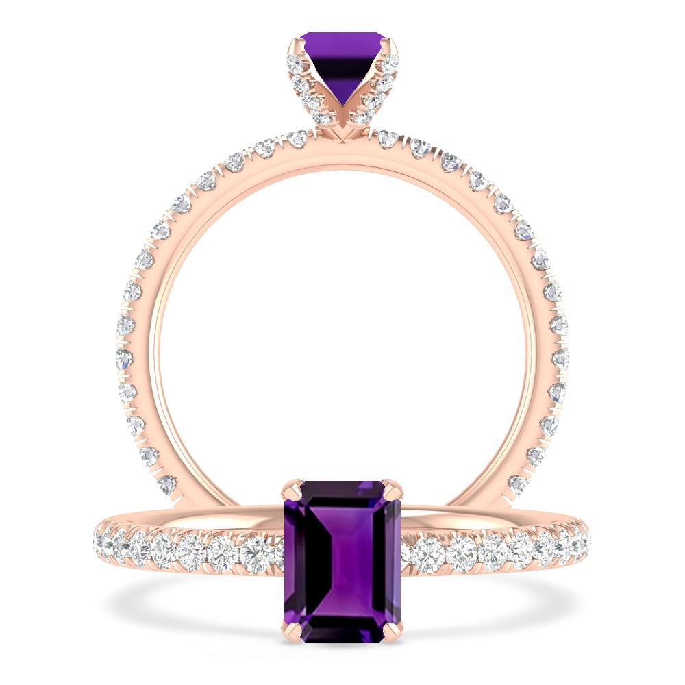 Rose Gold - Amethyst