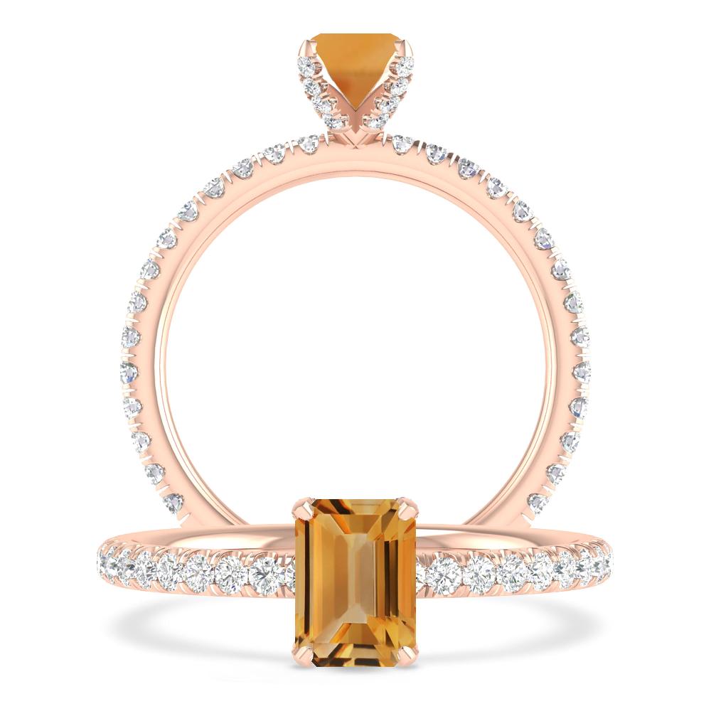 Rose Gold - Citrine