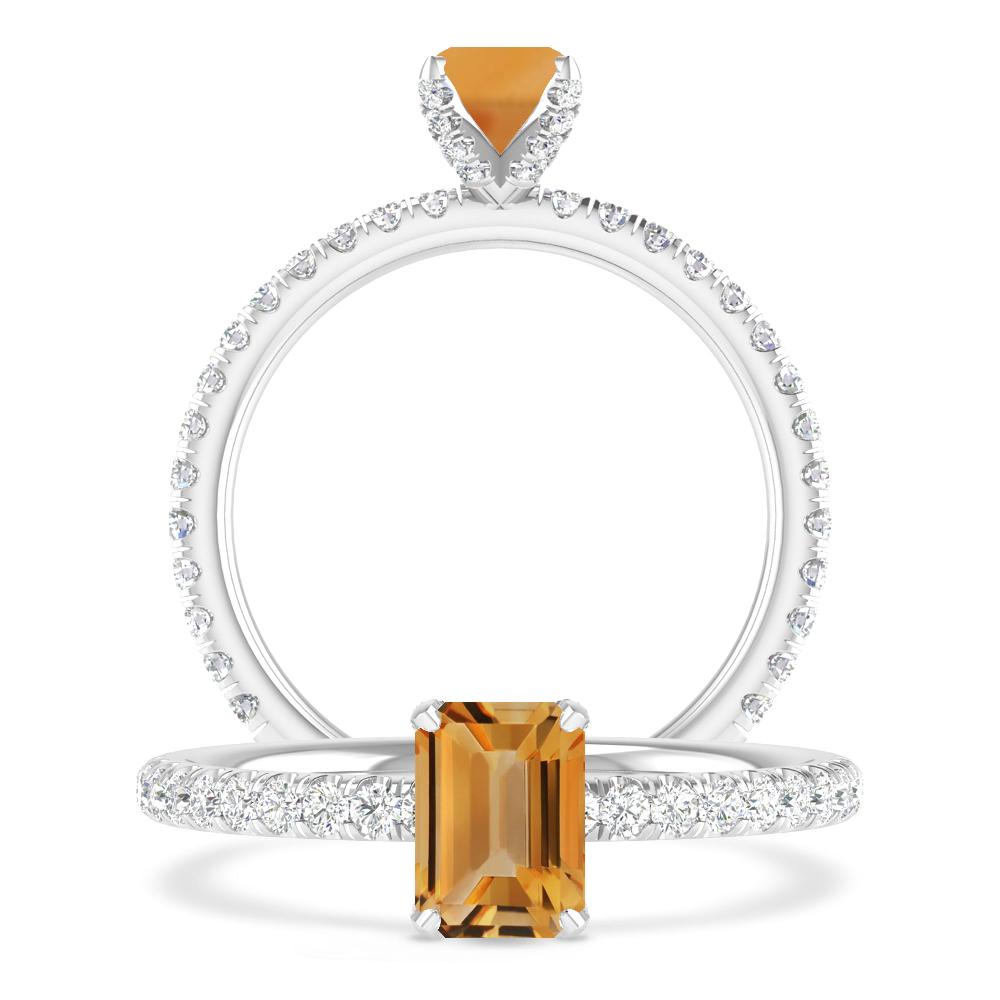 White Gold - Citrine