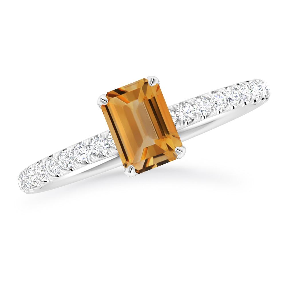 White Gold - Citrine