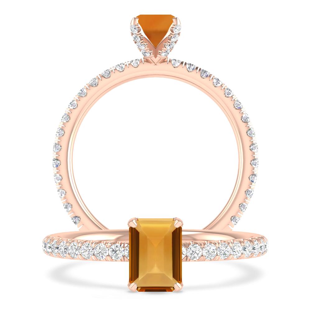 Rose Gold - Citrine