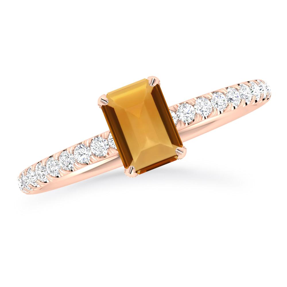 Rose Gold - Citrine