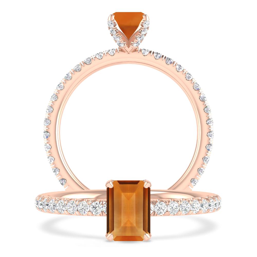 Rose Gold - Citrine