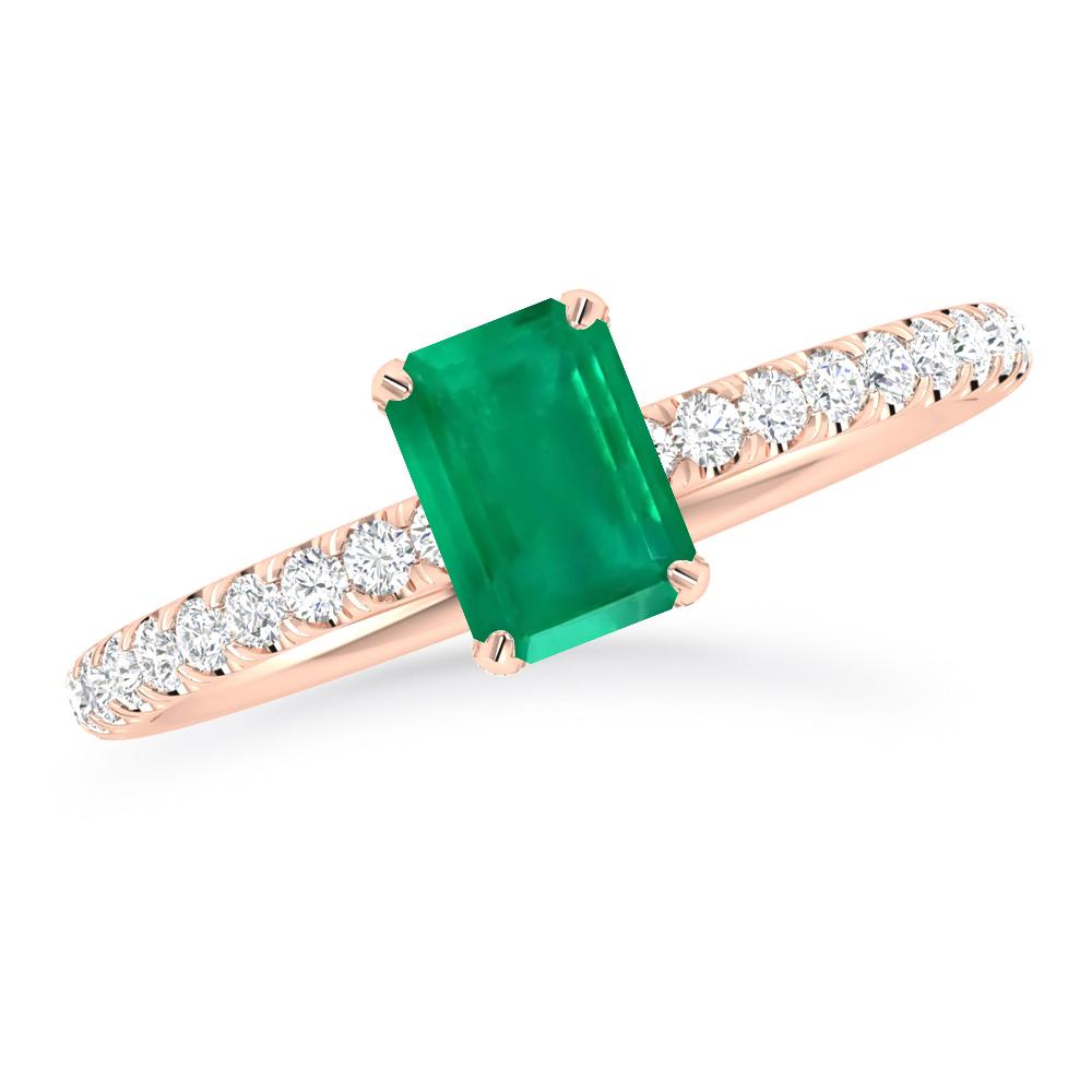 Rose Gold - Emerald