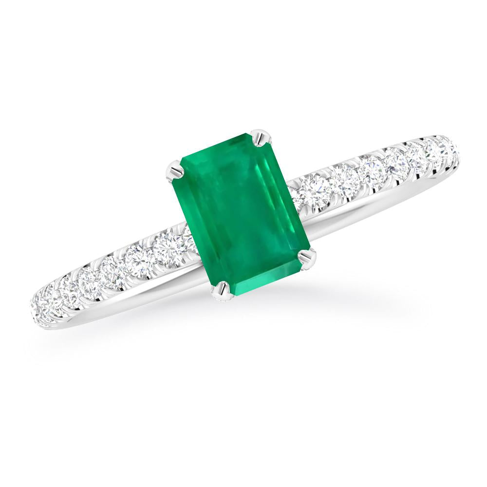 White Gold - Emerald