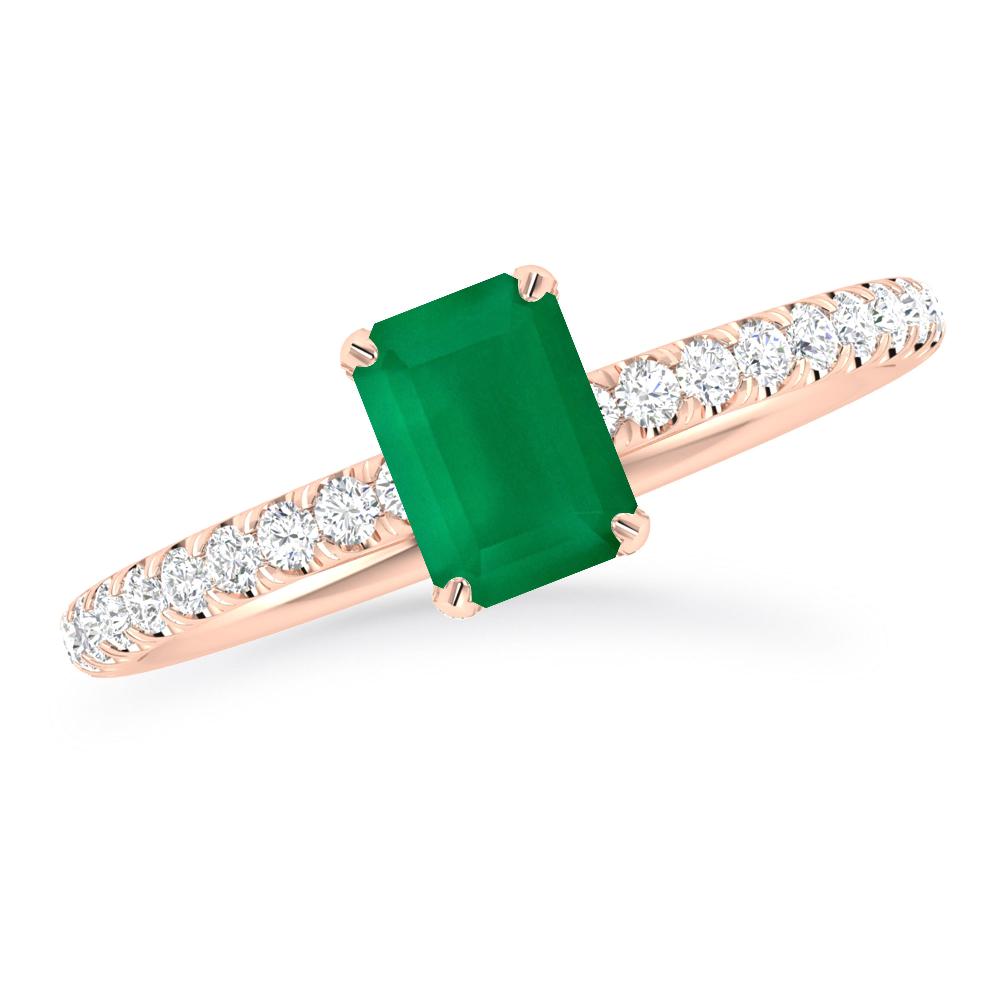 Rose Gold - Emerald