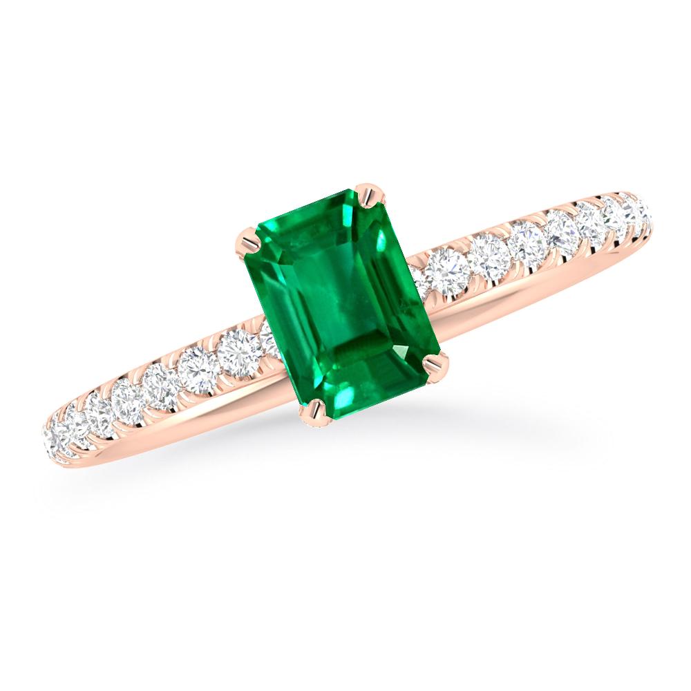 Rose Gold - Emerald