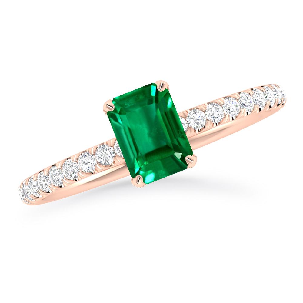 Rose Gold - Emerald