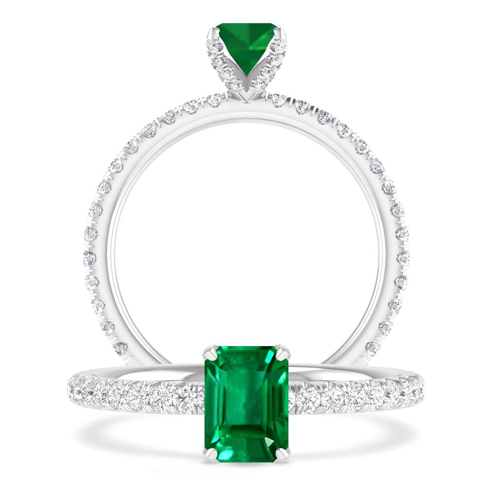 White Gold - Emerald