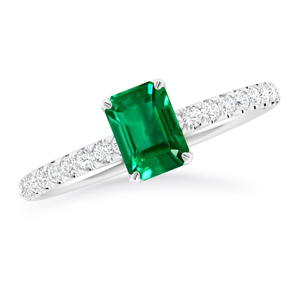 White Gold - Emerald