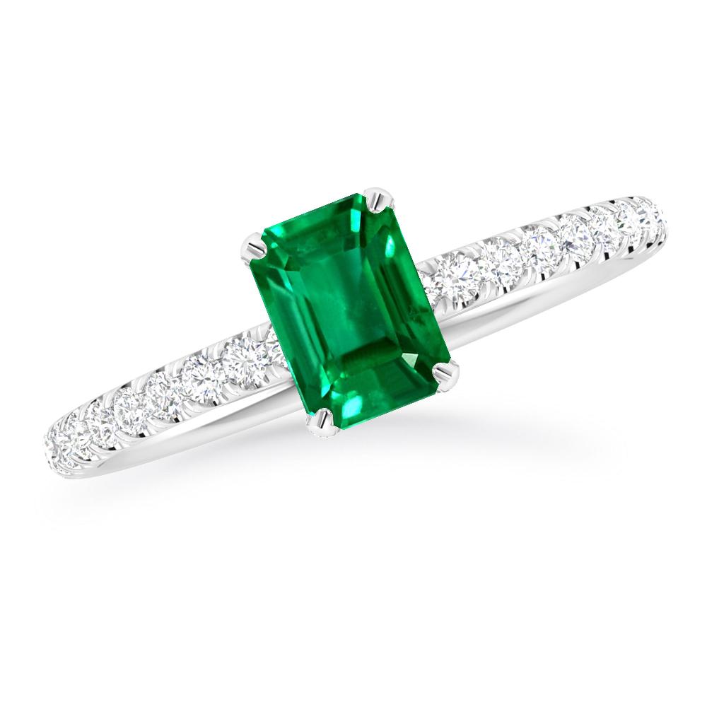 White Gold - Emerald