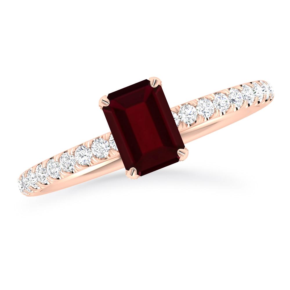 Rose Gold - Garnet