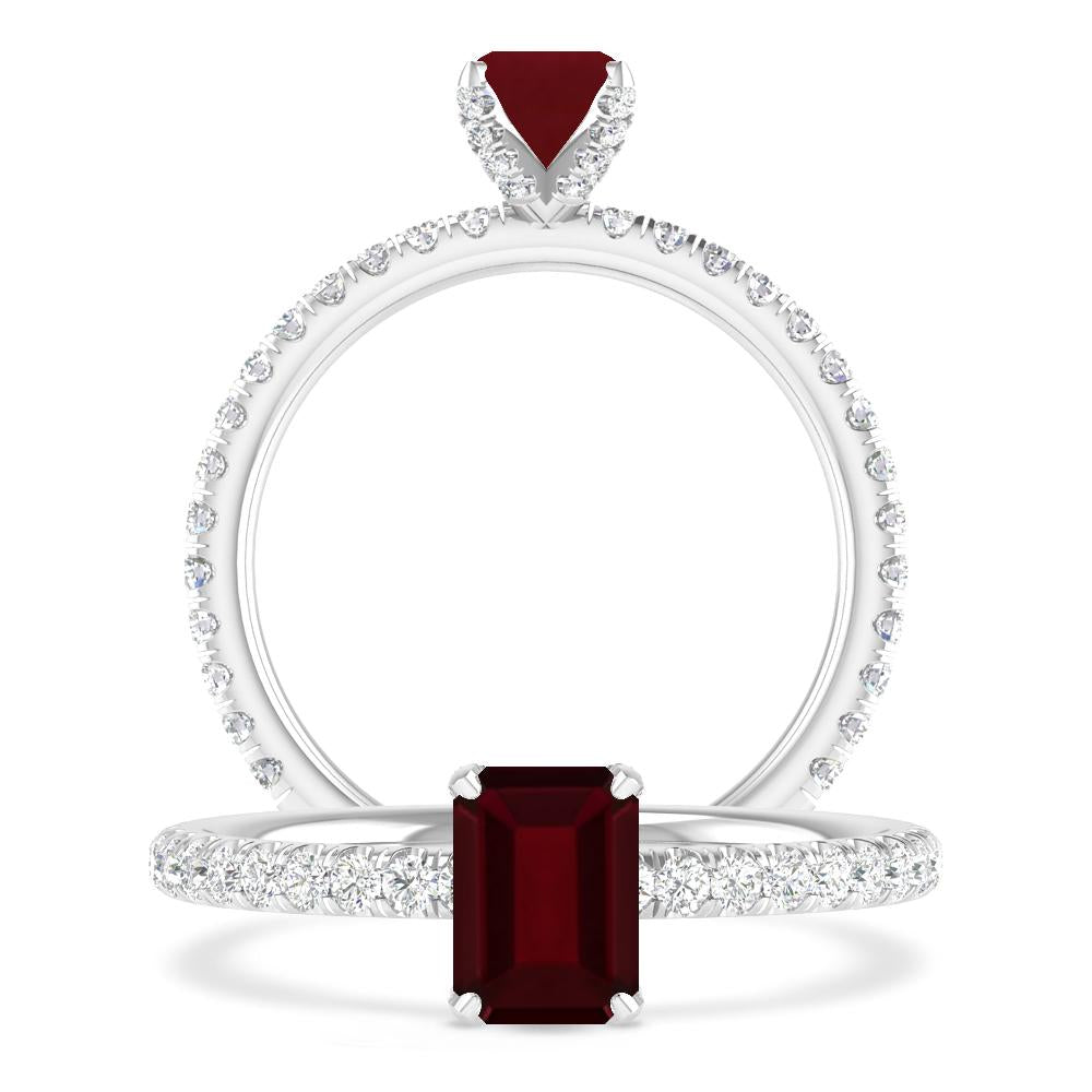 White Gold - Garnet