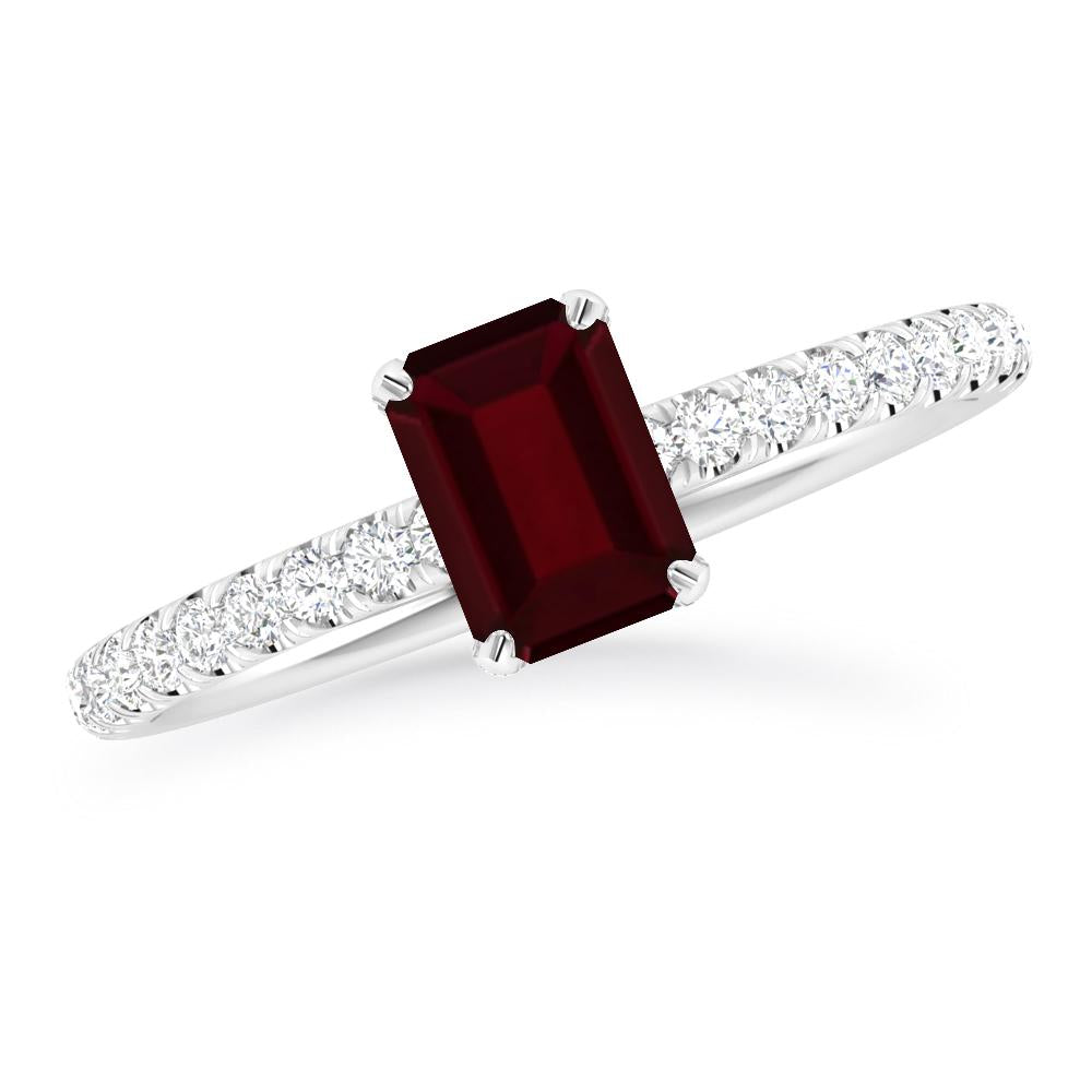 White Gold - Garnet