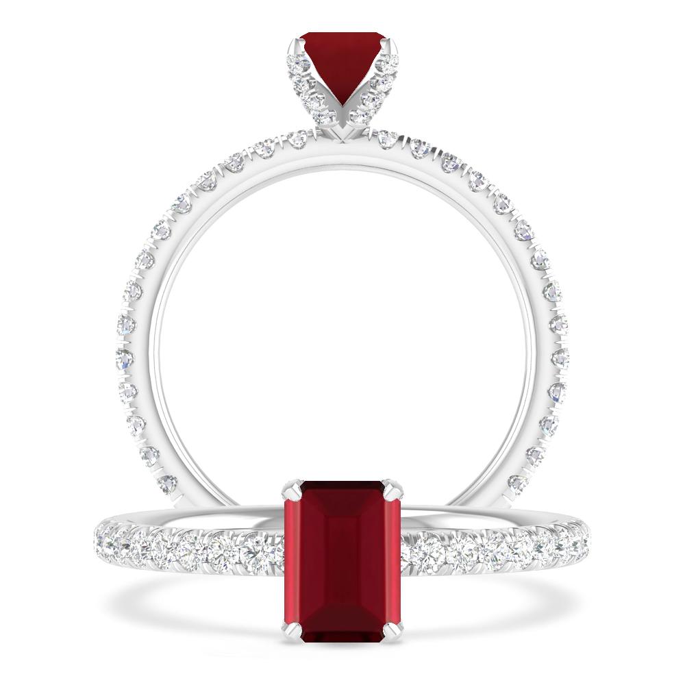 White Gold - Garnet