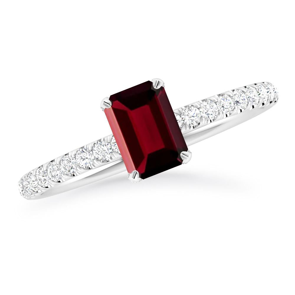 White Gold - Garnet