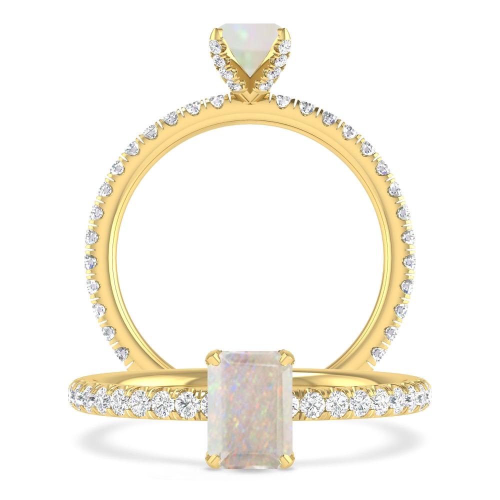 Yellow Gold - Opal