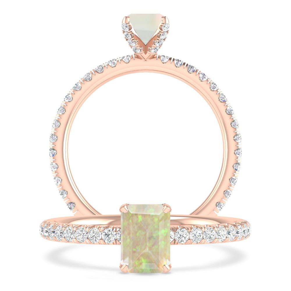 Rose Gold - Opal