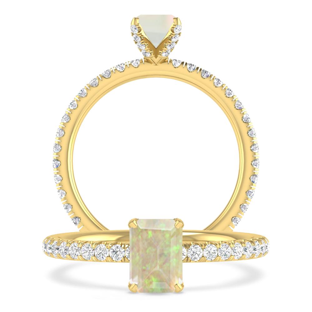 Yellow Gold - Opal