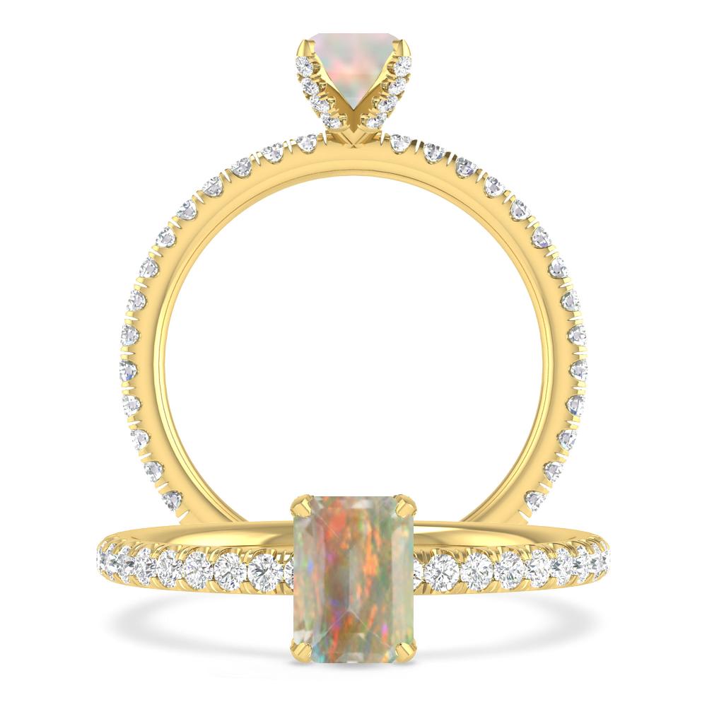 Yellow Gold - Opal