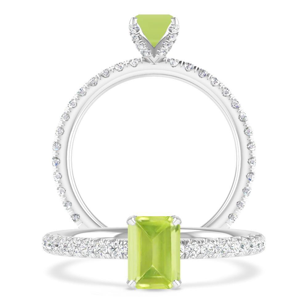 White Gold - Peridot