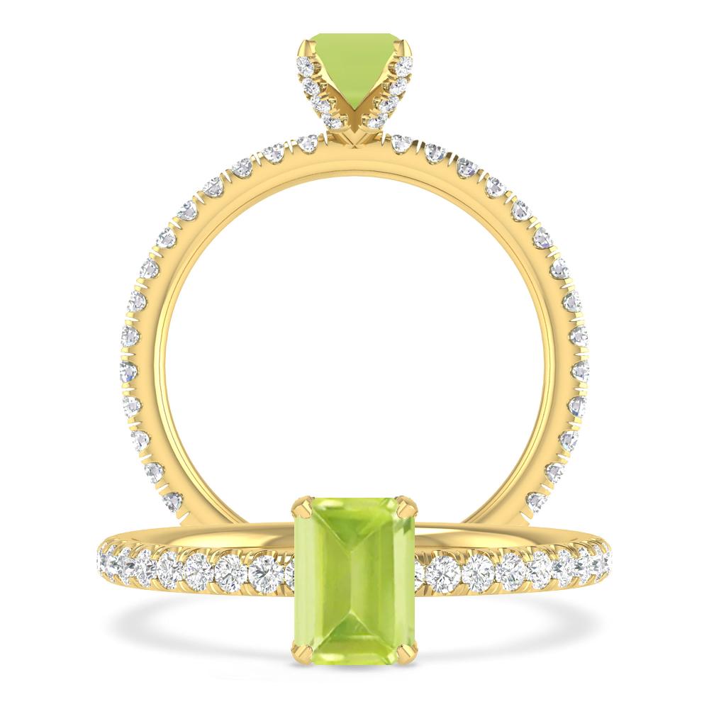 Yellow Gold - Peridot