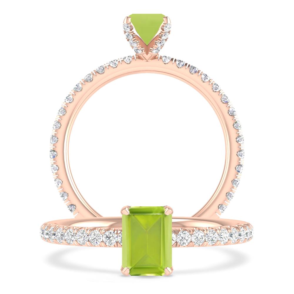 Rose Gold - Peridot