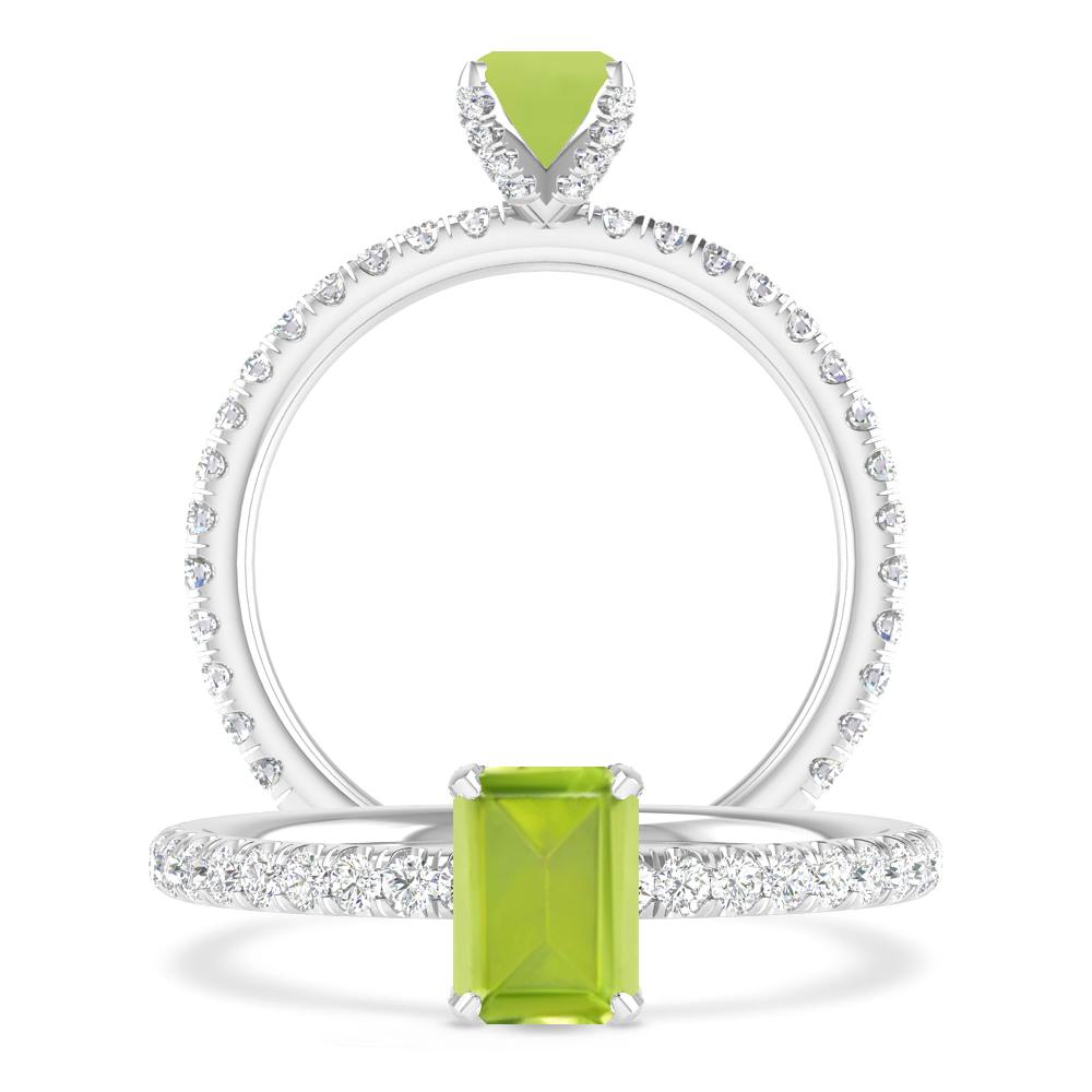 White Gold - Peridot