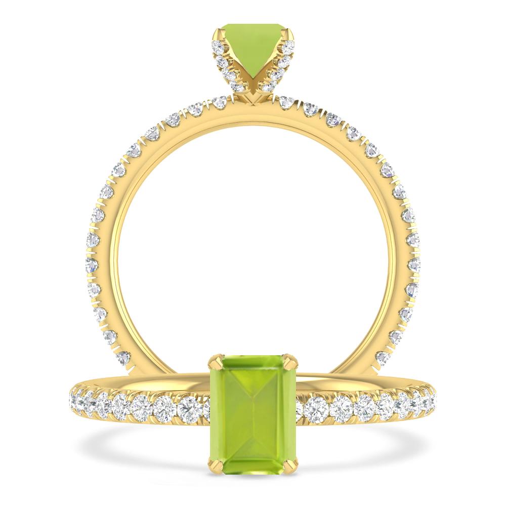 Yellow Gold - Peridot