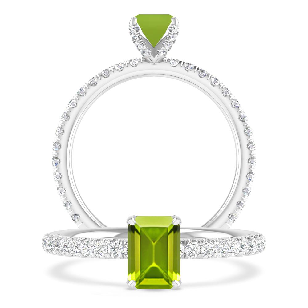 White Gold - Peridot