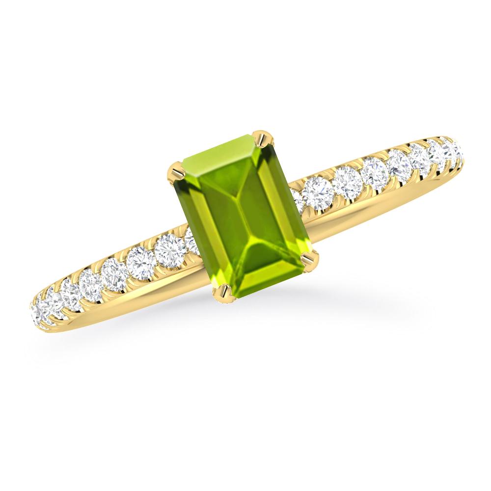 Yellow Gold - Peridot