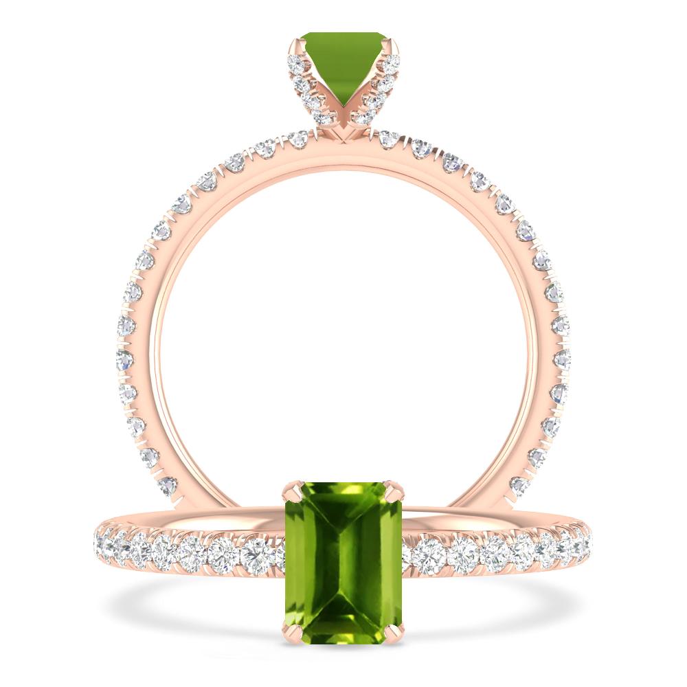 Rose Gold - Peridot