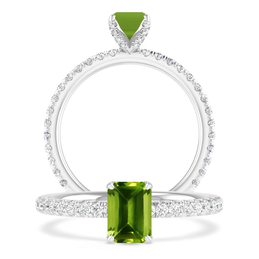 White Gold - Peridot