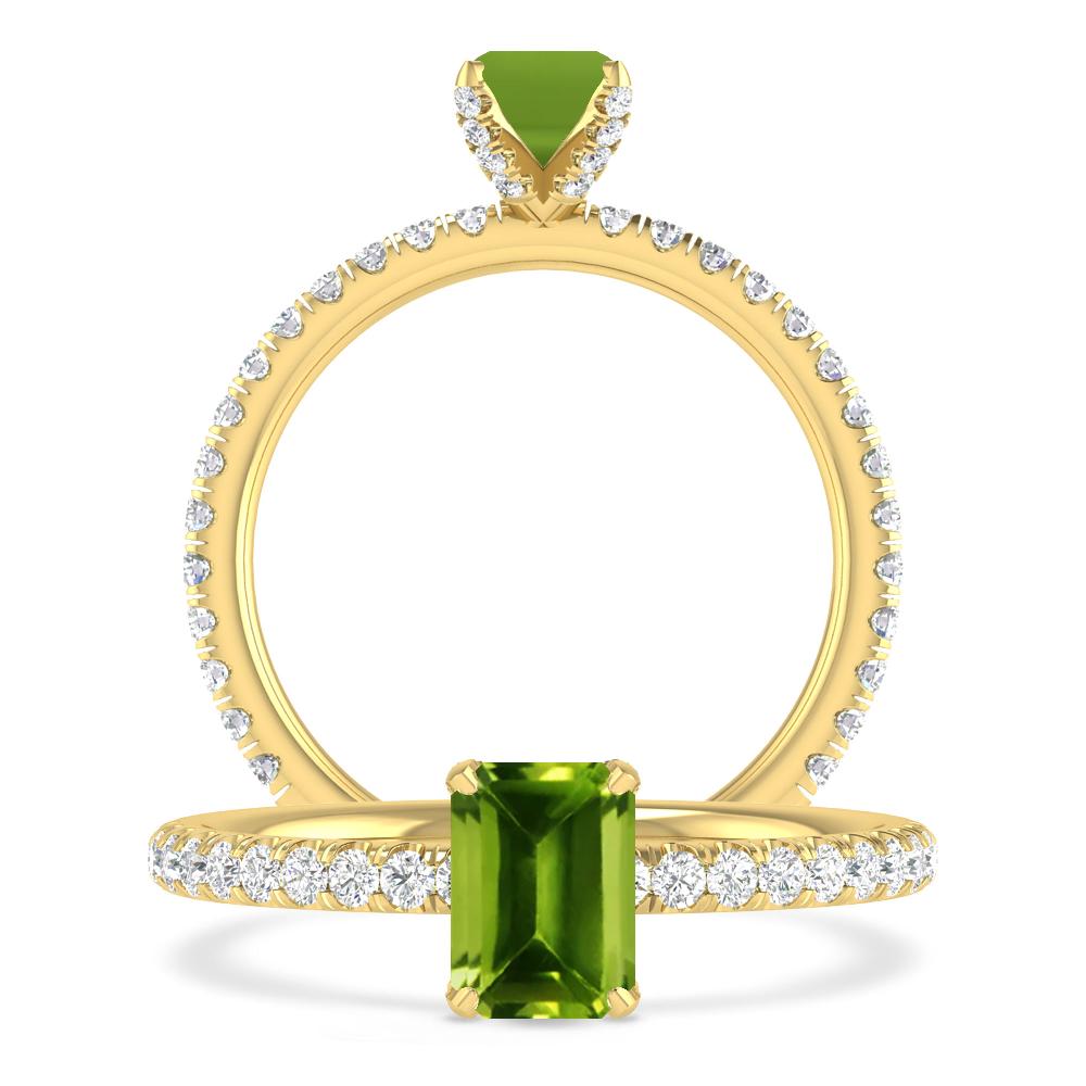 Yellow Gold - Peridot