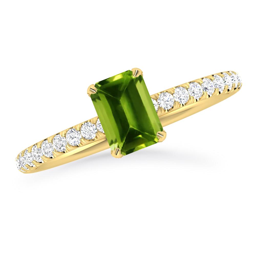 Yellow Gold - Peridot