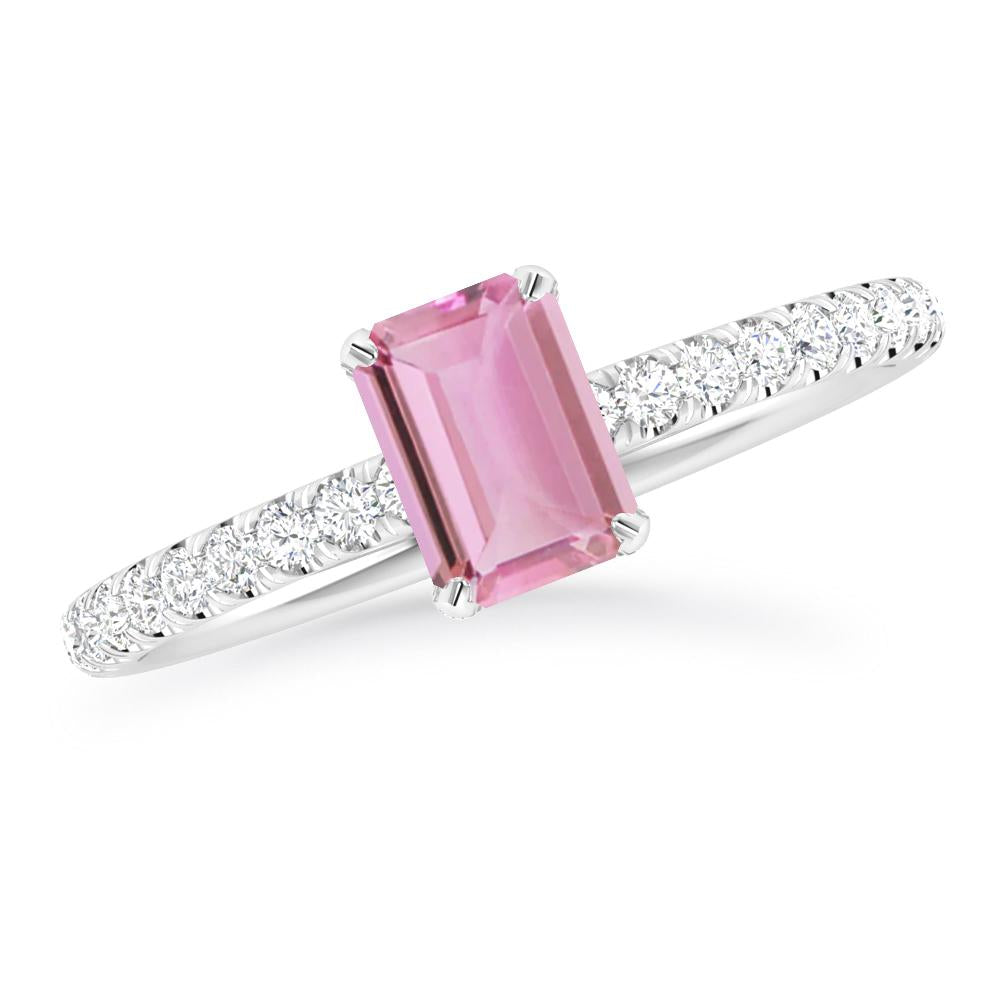 White Gold - Pink Tourmaline