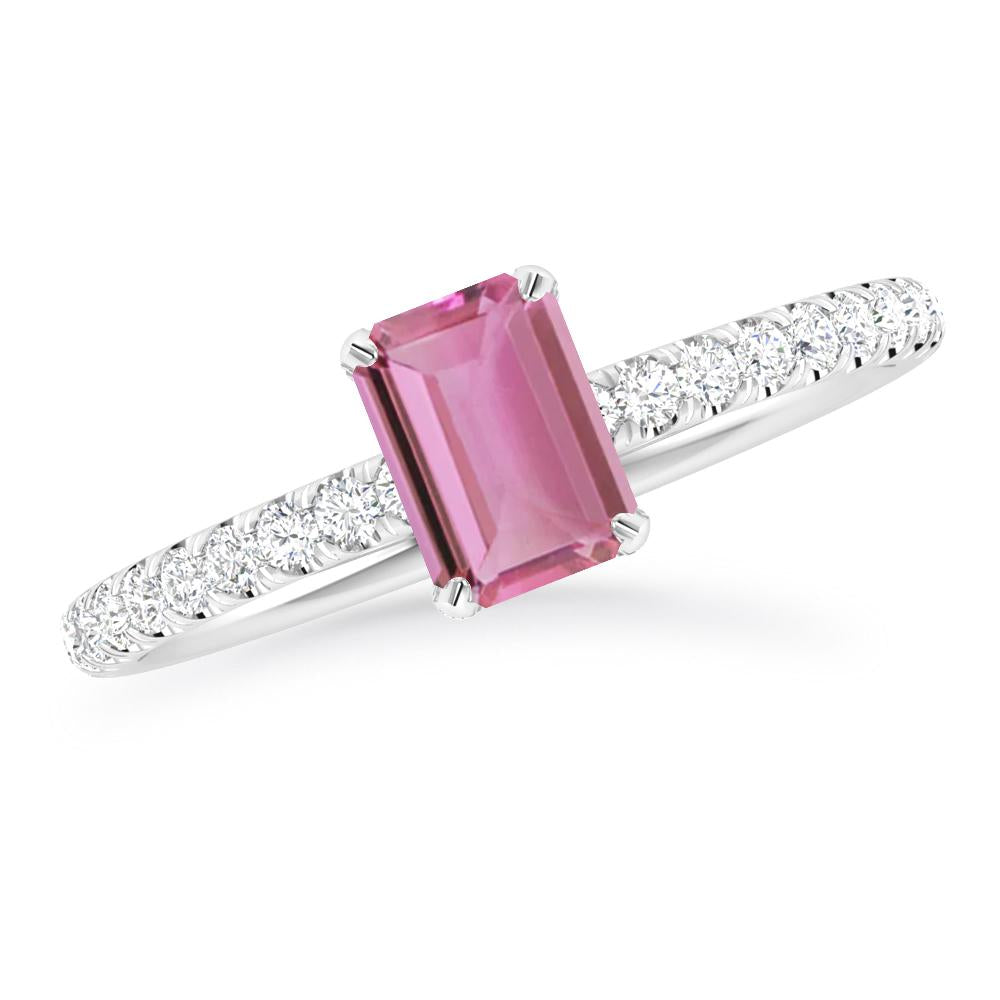 White Gold - Pink Tourmaline