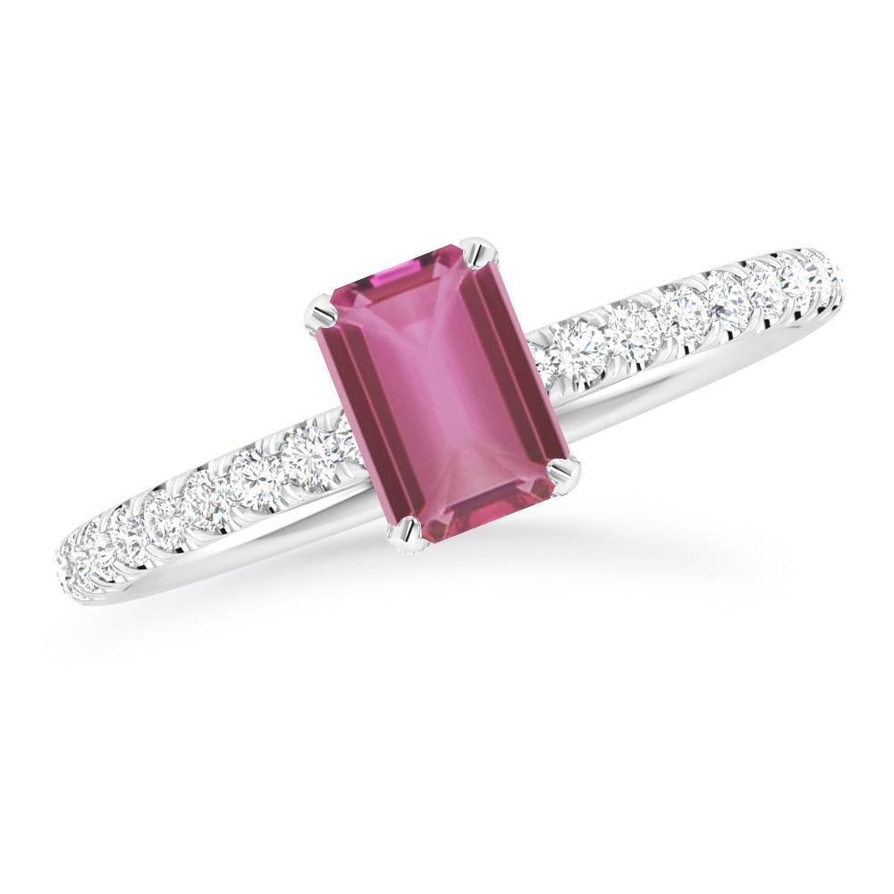 White Gold - Pink Tourmaline