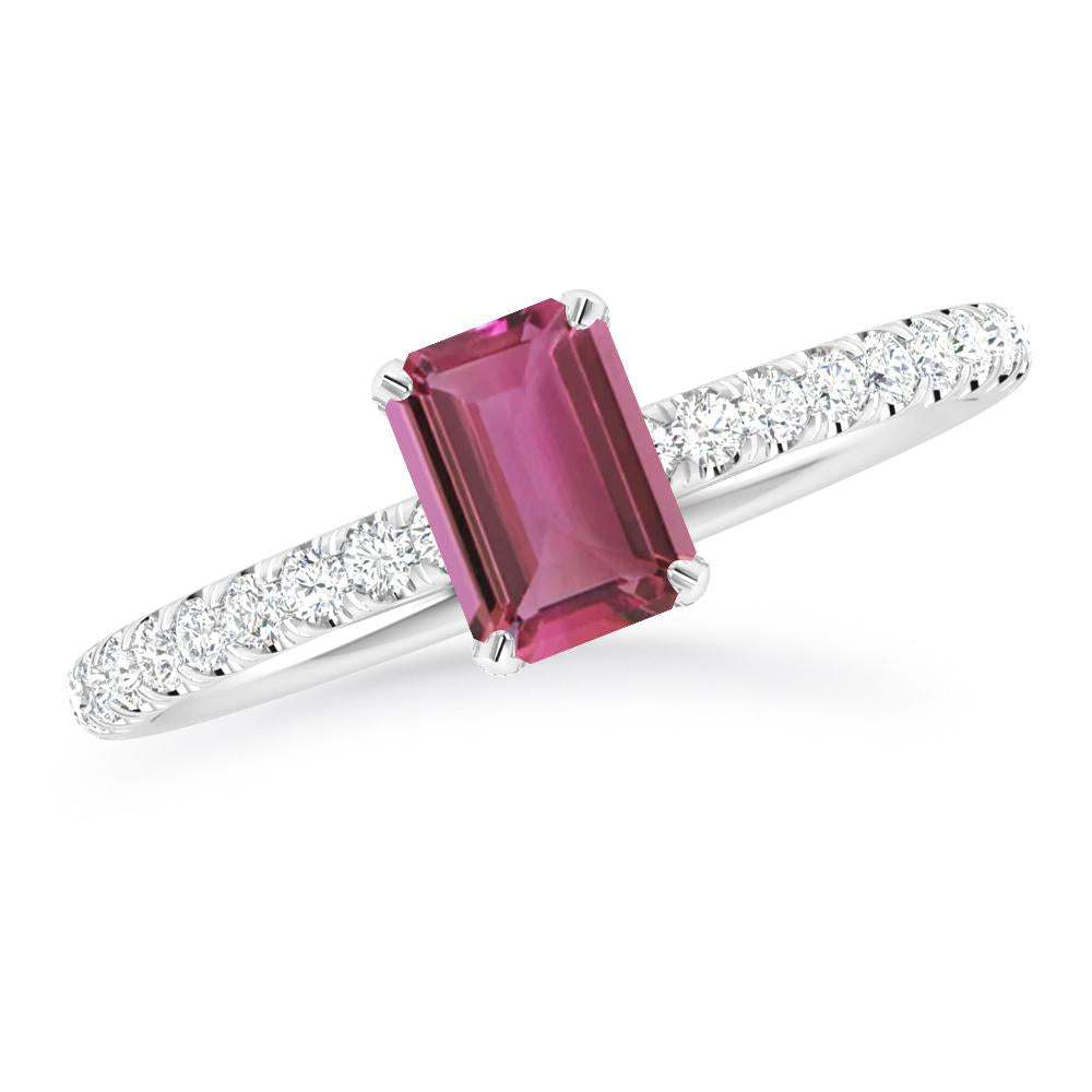 White Gold - Pink Tourmaline