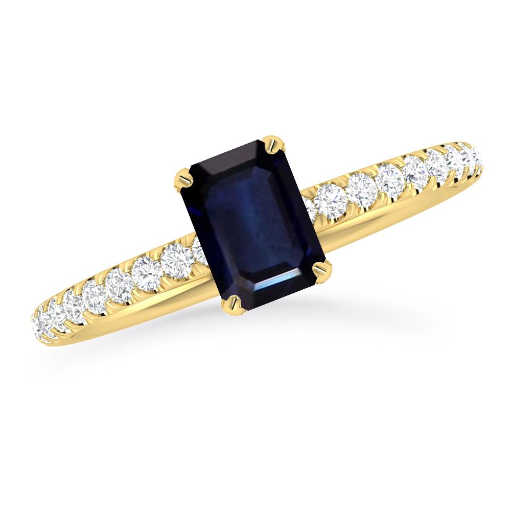 Yellow Gold - Sapphire