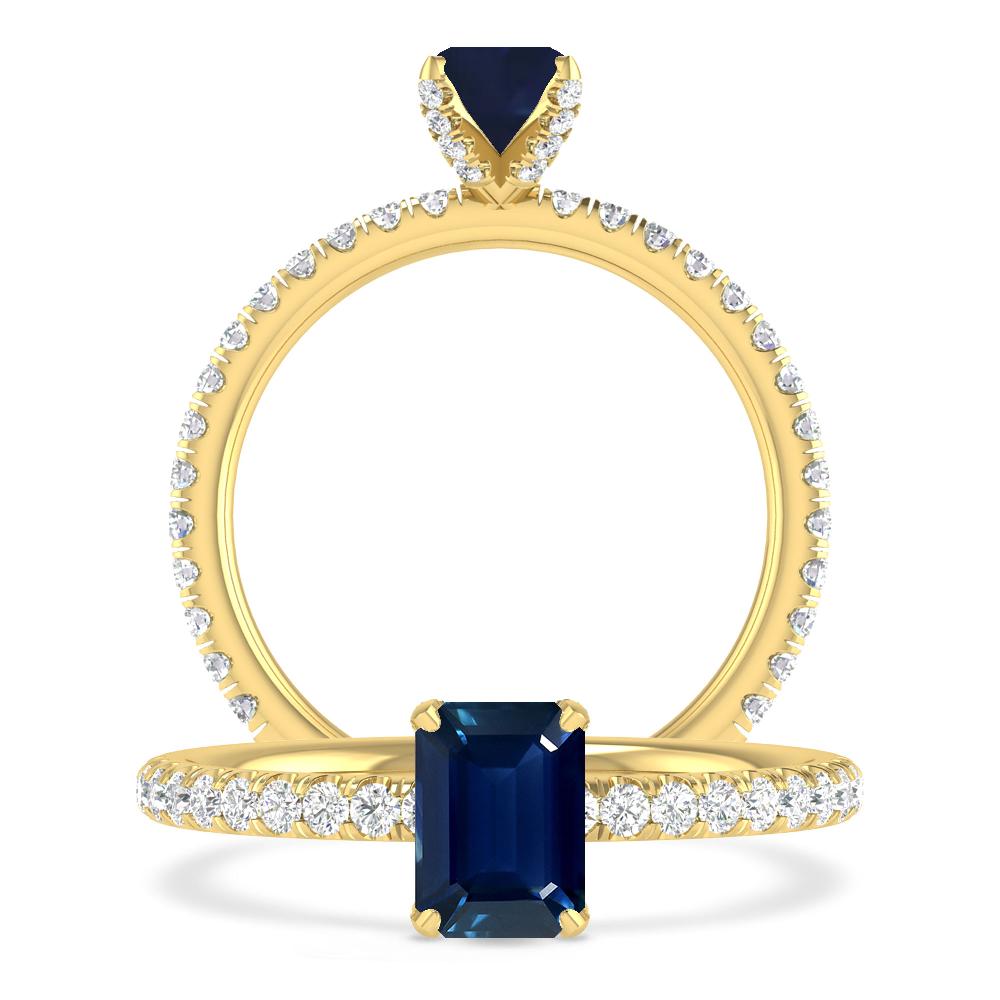 Yellow Gold - Sapphire