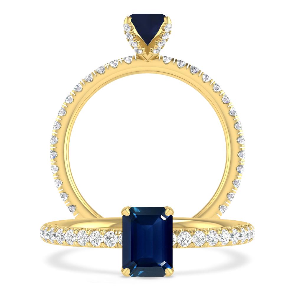 Yellow Gold - Sapphire