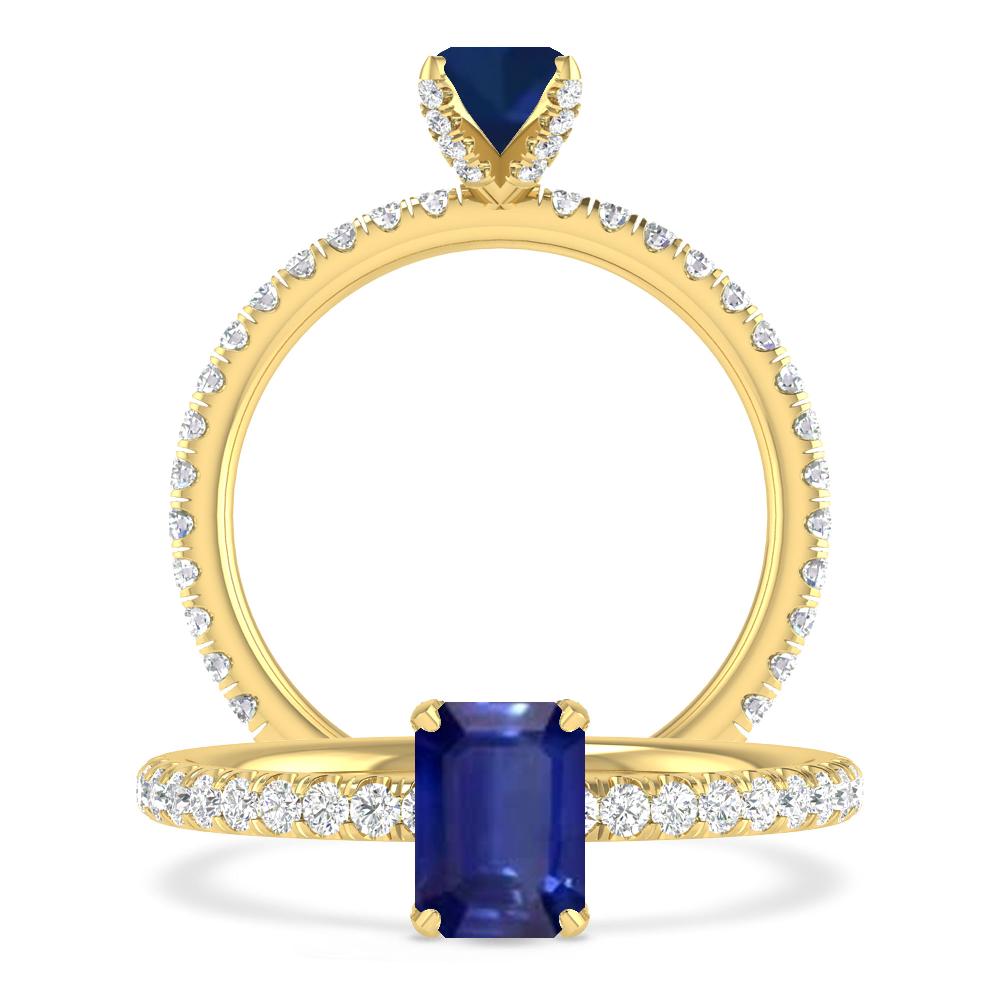 Yellow Gold - Sapphire