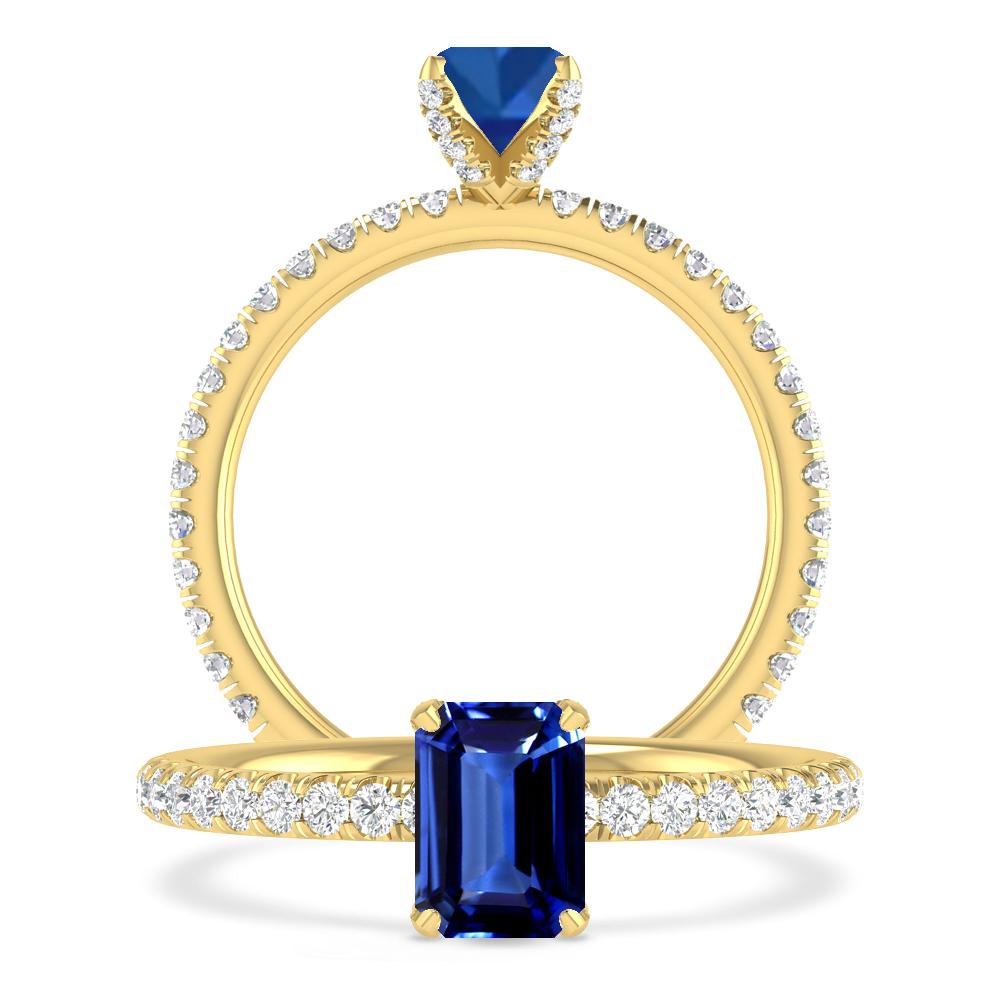 Yellow Gold - Sapphire