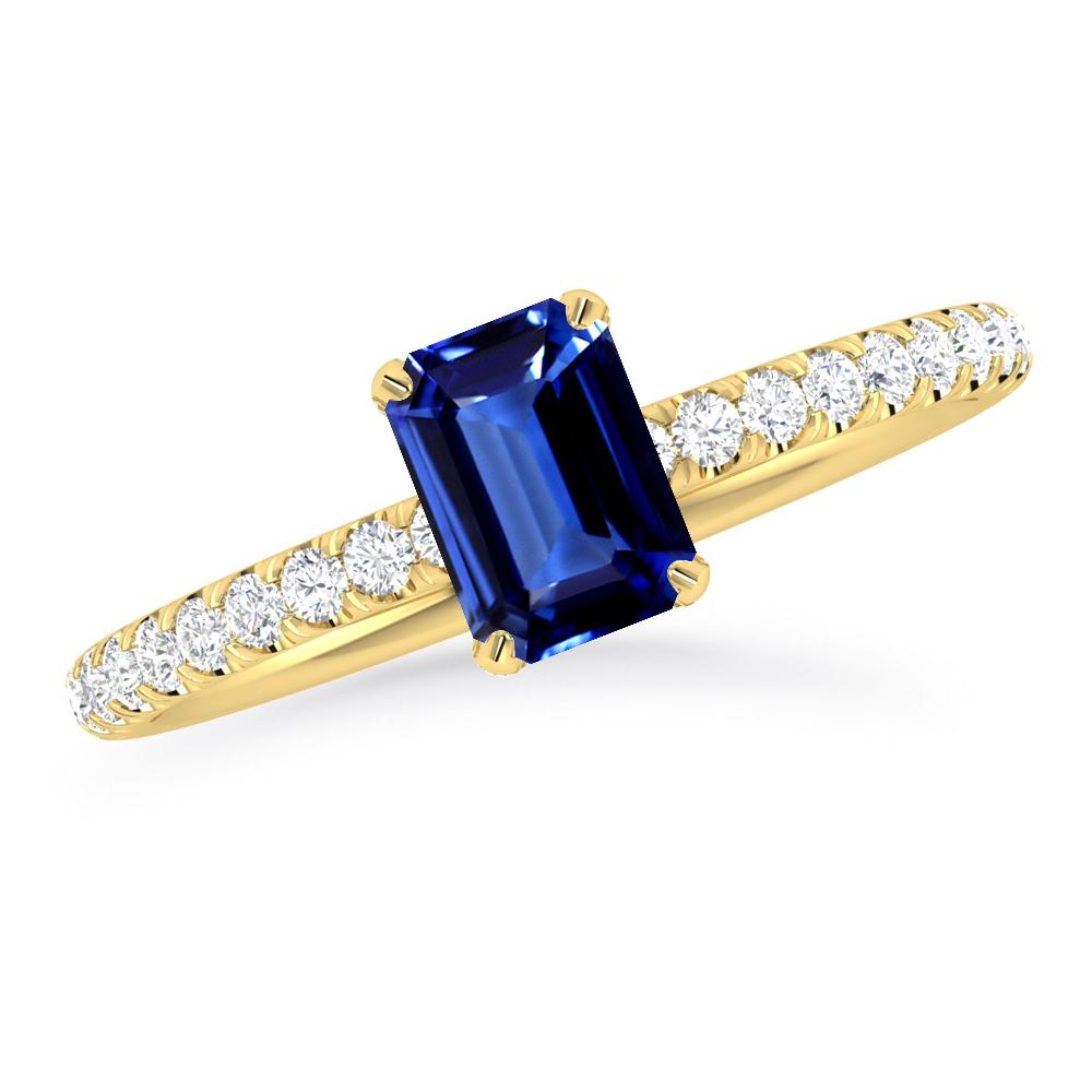 Yellow Gold - Sapphire